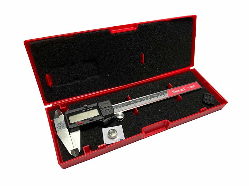 Starrett Fractional Display Caliper 150mm 0.01mm 0005in or 1/64in STREC799BF6