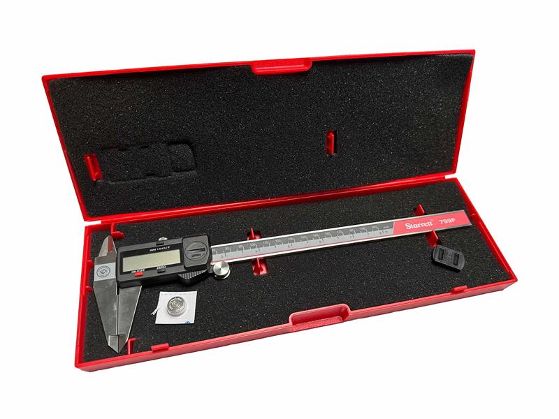 Starrett Fractional Display Caliper 200mm 0.01mm 0005in or 1/64in STREC799BF8