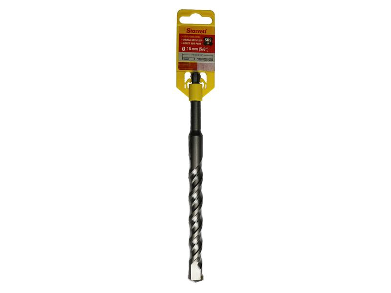 Starrett SDS Plus 2 Point Drill Bit 16 x 210mm STRKBPS16C