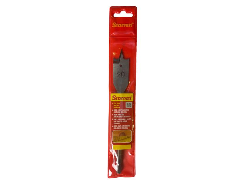 Starrett Flat Wood Drill Bit 20 x 152mm STRKFWD20A