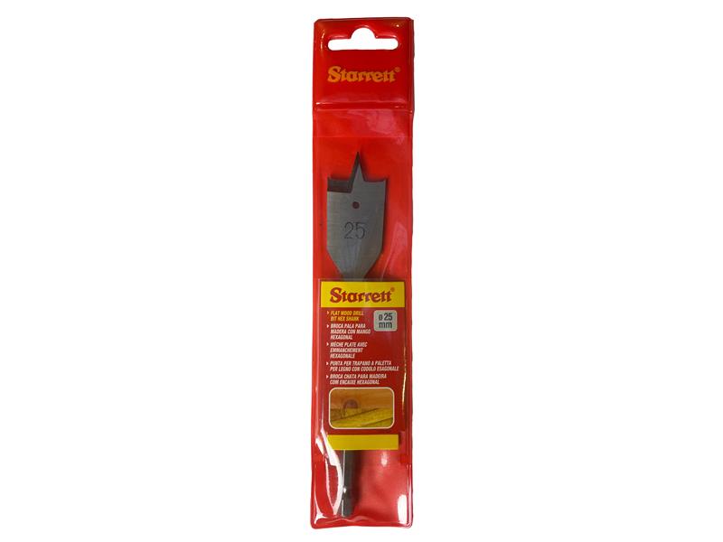 Starrett Flat Wood Drill Bit 25 x 152mm STRKFWD25A