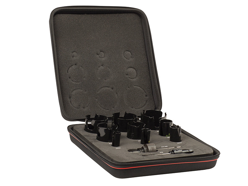 Starrett KMP09021 TCT General Purpose Holesaw Kit, 11 Piece STRKMP09021