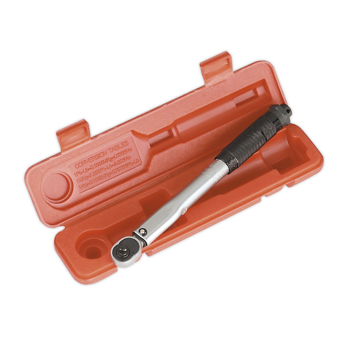 Sealey Torque Wrench Micrometer Style 1/4"Sq Drive 5-25Nm 44-221lb.in STW101