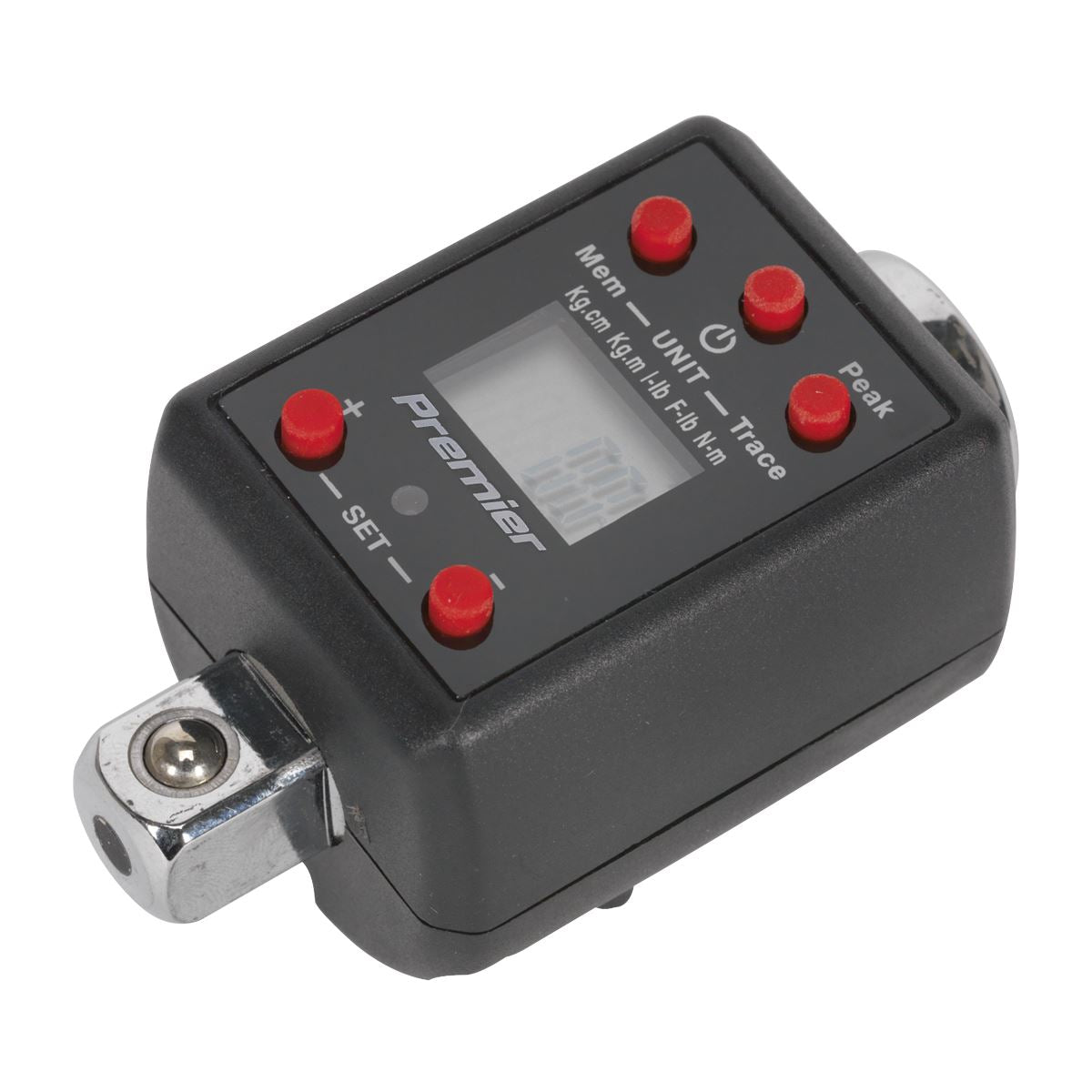 Sealey Torque Adaptor Digital 1/2"D 40 to 200Nm 29.5 to 147.5lb.ft STW290