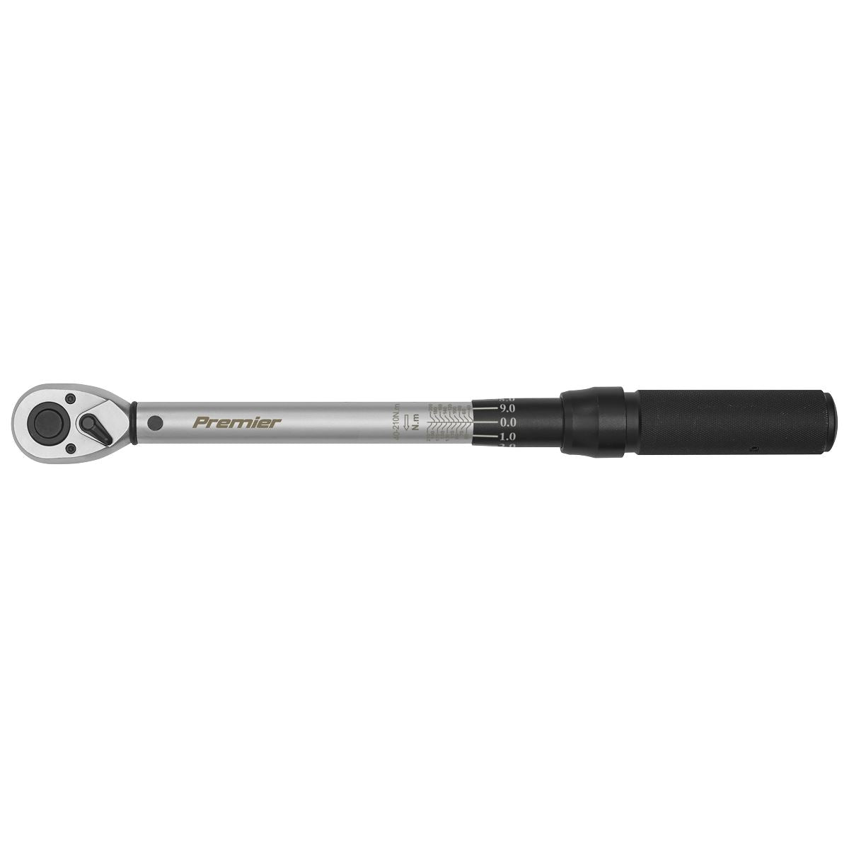 Sealey Torque Wrench Micrometer Style 40 to 210Nm 29.5 to 155lb.ft 1/2"D STW400