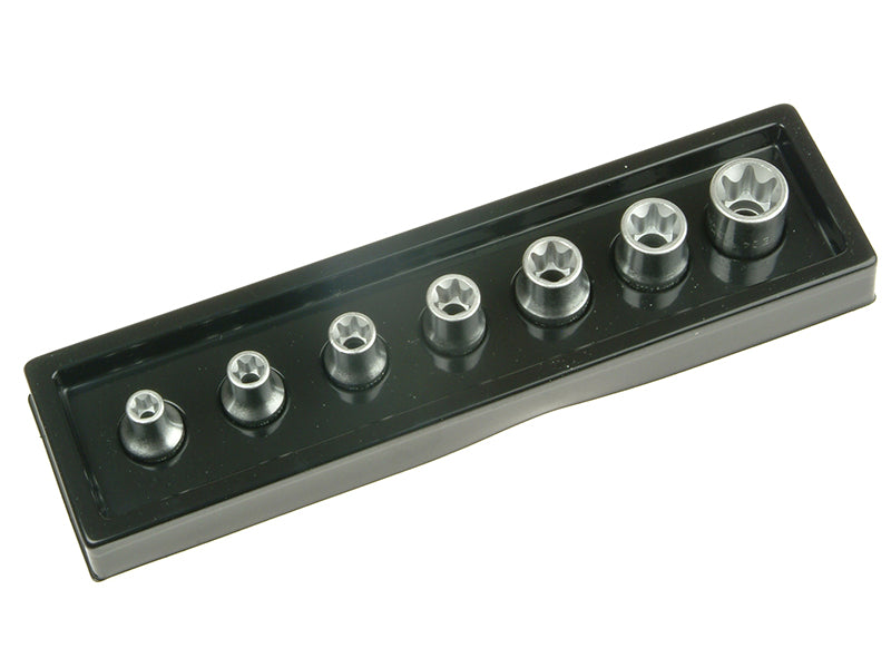 Stahlwille 1/2in Drive Inverted TORX Socket Set 7 Piece E10 - E24 Boxed STW50TX7