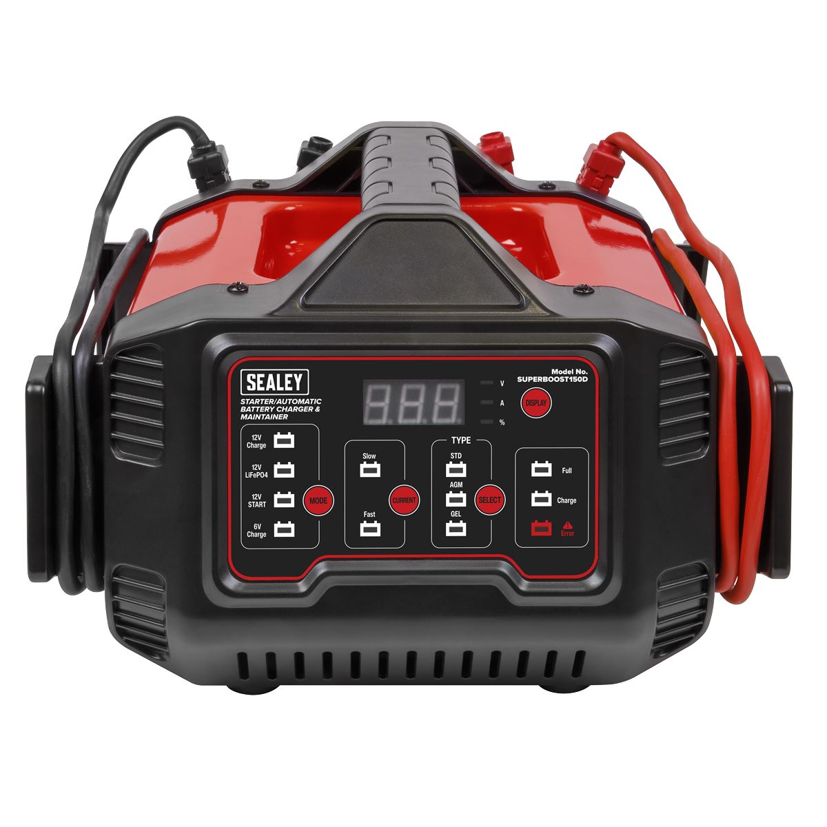 Sealey 6/12V 150A Starter/15A Automatic Battery Charger & Maintainer SUPERBOOST150D