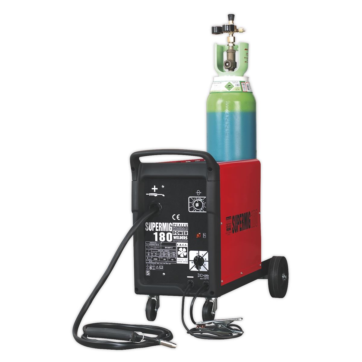 Sealey Professional MIG Welder 180A 230V with Binzel® Euro Torch SUPERMIG180