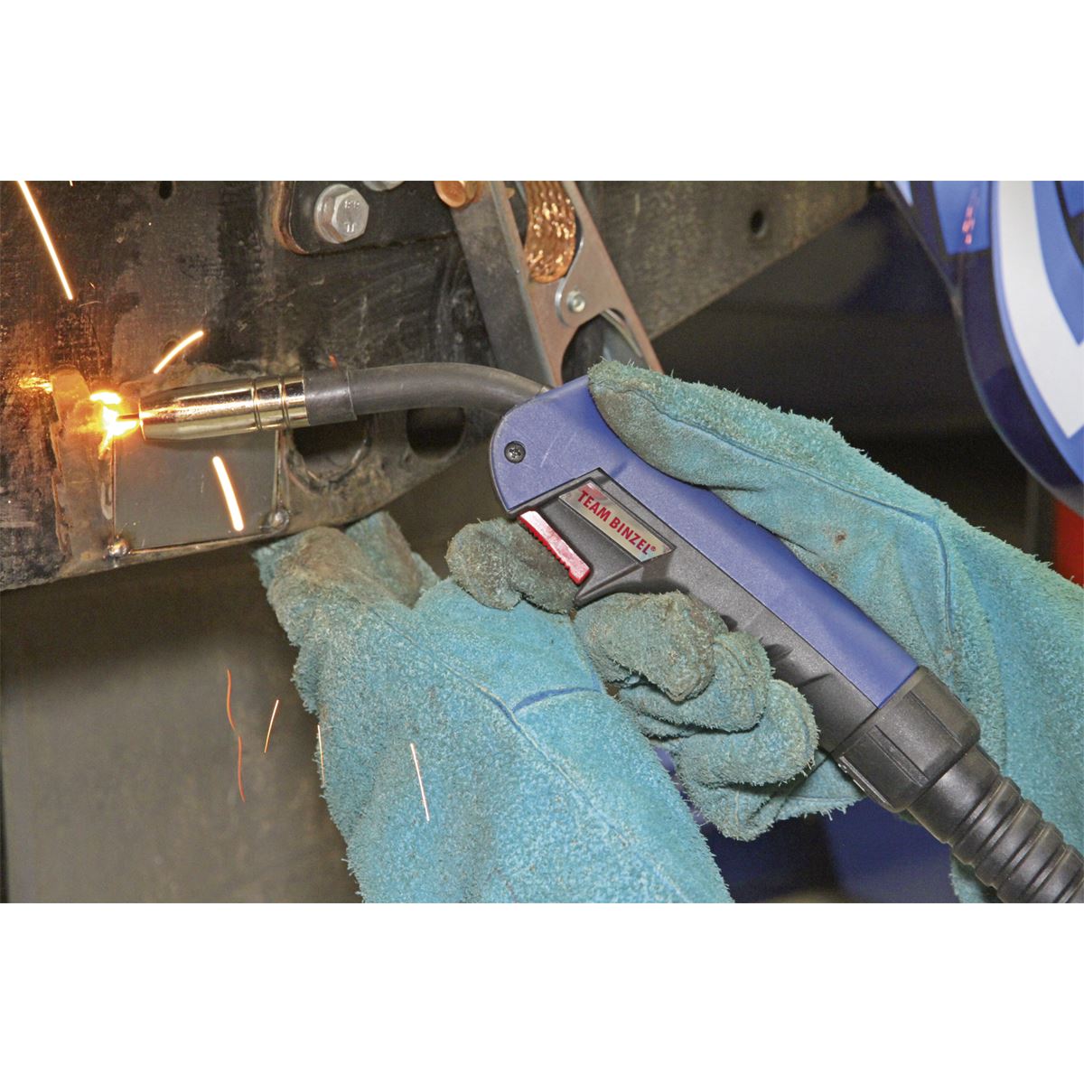 Sealey Professional MIG Welder 230A 230V with Binzel® Euro Torch SUPERMIG230
