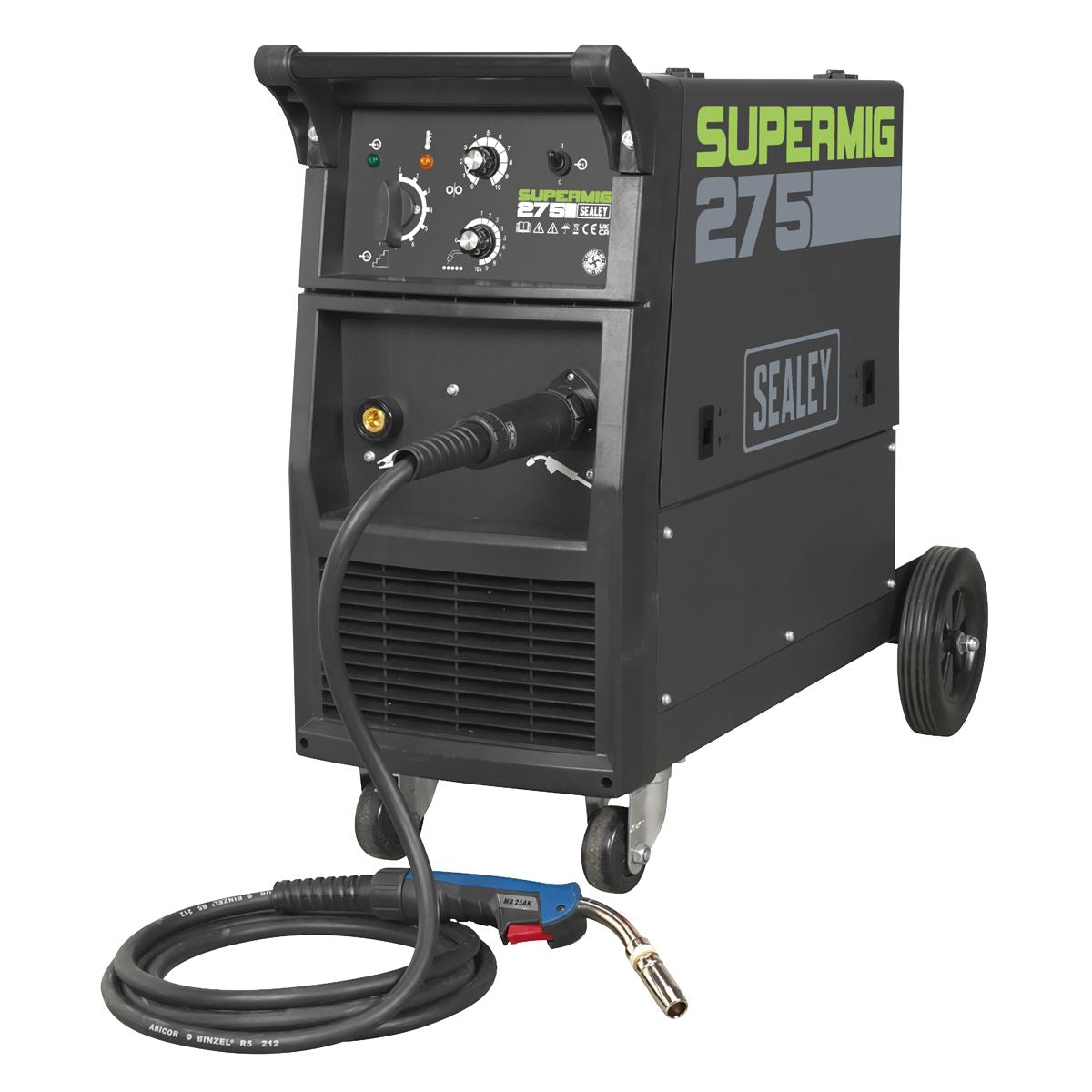Sealey Professional MIG Welder 270Amp 230V with Binzel® Euro Torch SUPERMIG275