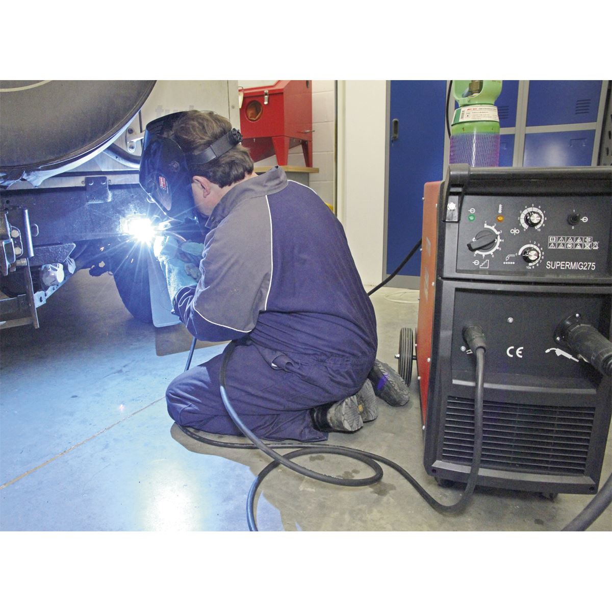 Sealey Professional MIG Welder 270Amp 230V with Binzel® Euro Torch SUPERMIG275