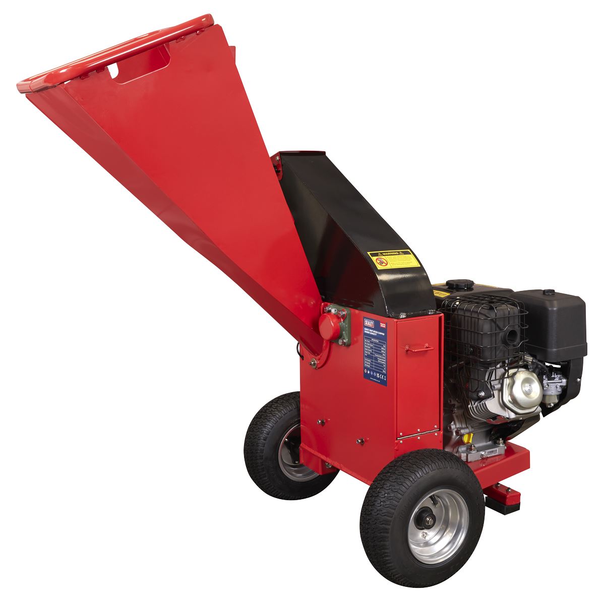 Sealey Wood Chipper OHV 4 Stroke 420cc Engine 15hp 100mm Capacity SWC420