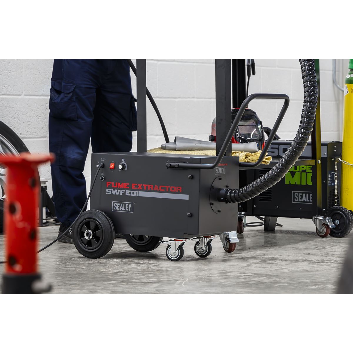 Sealey 230V Welding Fume Extractor Brushless Filtration Area 290 x 278mm SWFE01