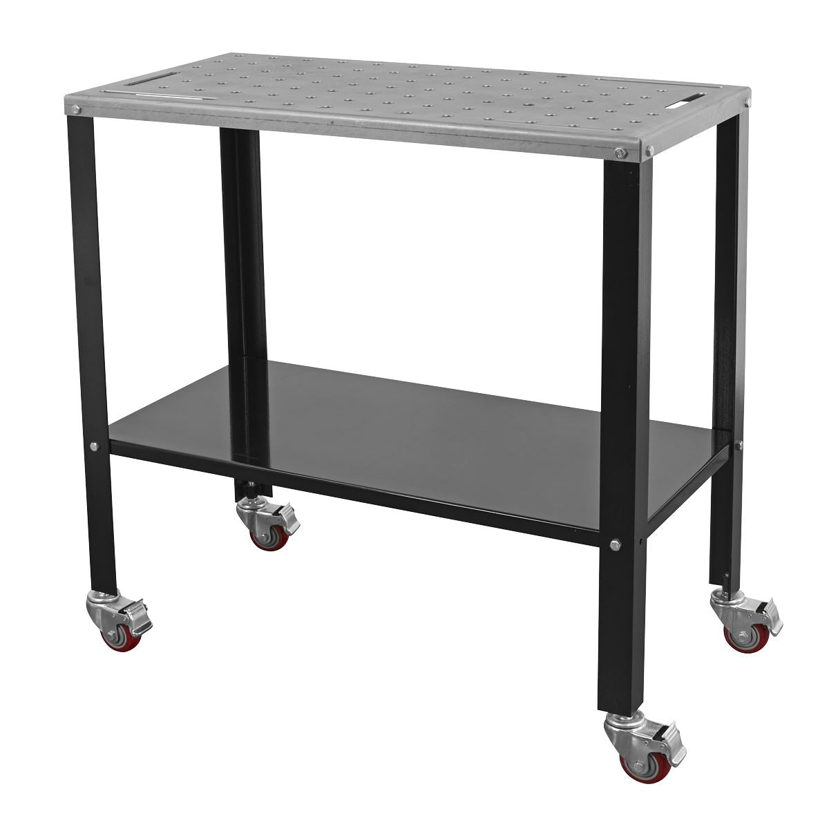 Sealey Galvanized Welding Table Workbench 915 x 460mm Lockable Castors SWT915