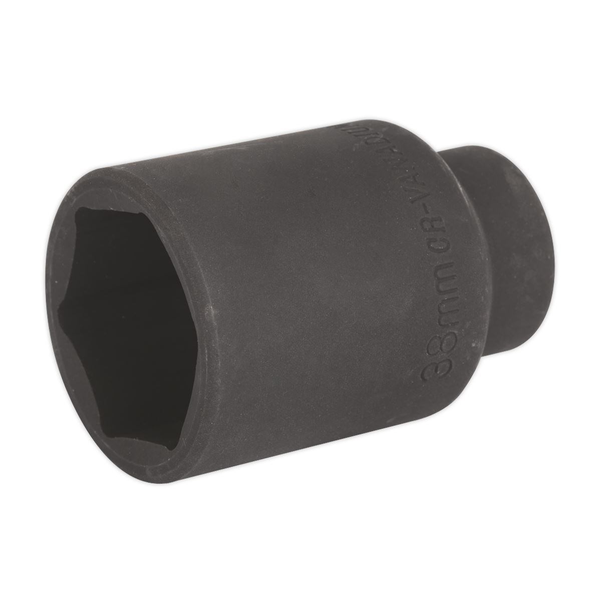 Sealey 38mm Deep Impact Socket 1/2"Sq Drive 6 Point Malleable steel SX001