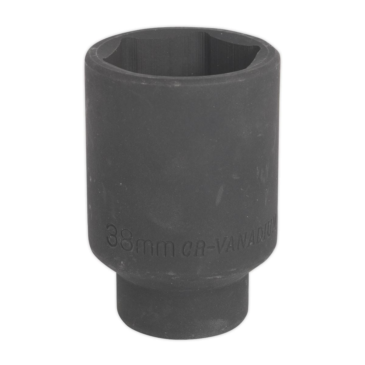 Sealey 38mm Deep Impact Socket 1/2"Sq Drive 6 Point Malleable steel SX001
