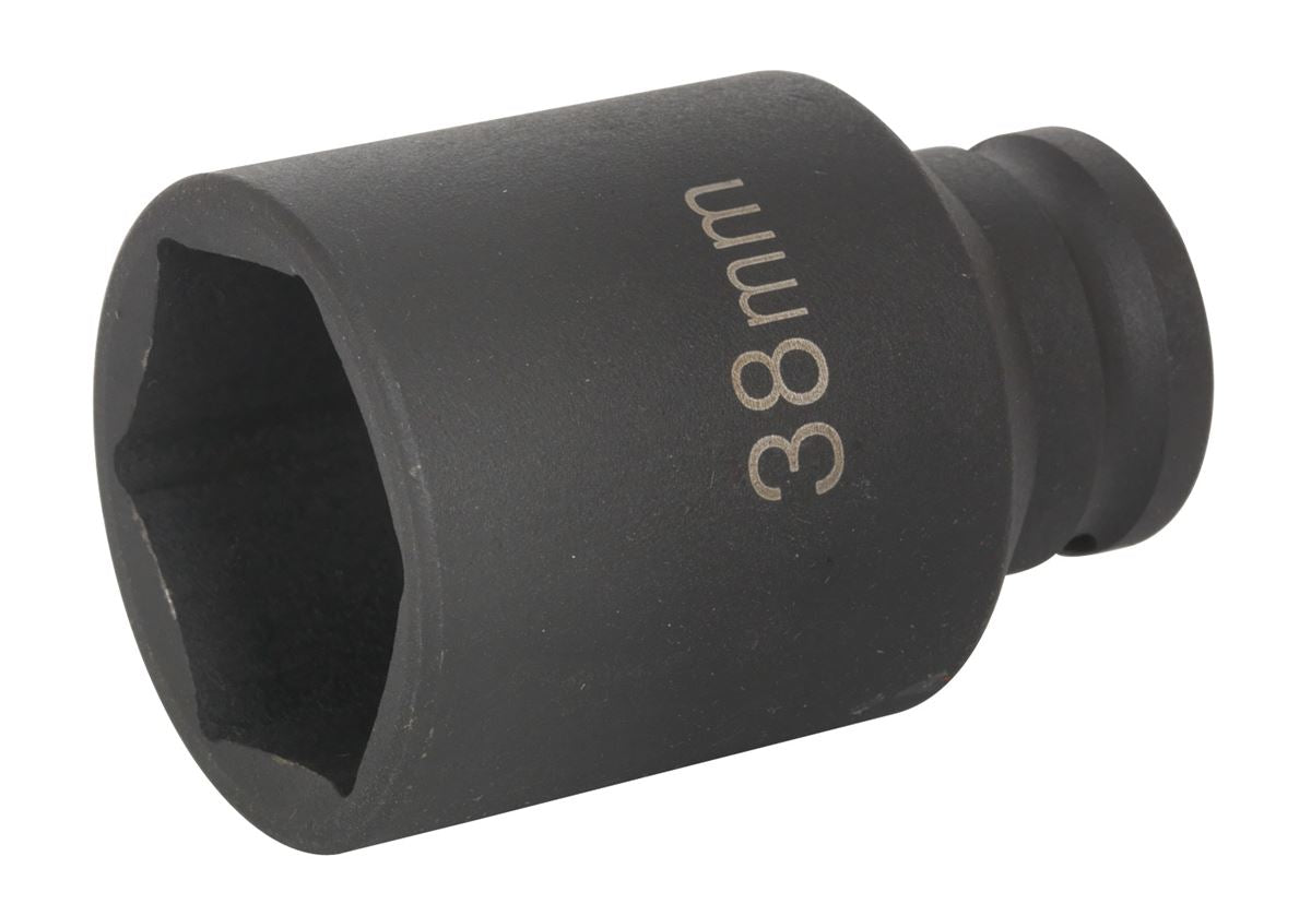Sealey 38mm Deep Impact Socket 1/2"Sq Drive 6 Point Malleable steel SX001