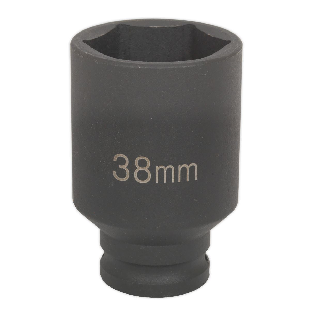 Sealey 38mm Deep Impact Socket 1/2"Sq Drive 6 Point Malleable steel SX001