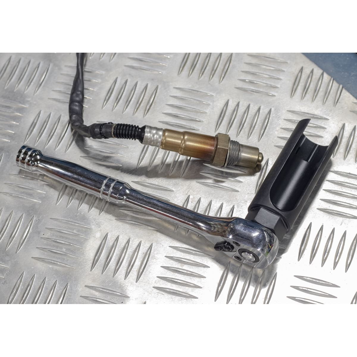 Sealey Oxygen Sensor Socket 22mm 3/8"Sq Drive SX022