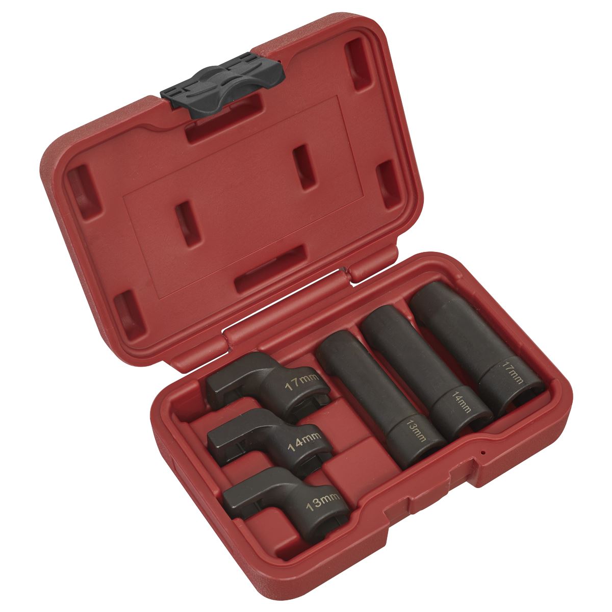 Sealey EGT Exhaust Gas Temperature Sensor Socket Set 6pc Metric SX0321