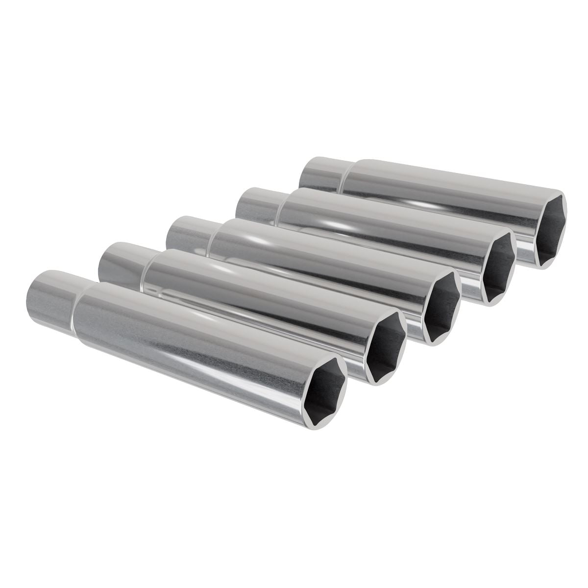 Sealey Extra Deep Metric Socket Set 15 16 17 18 & 19mm 5pc 3/8"Sq Drive SX1519