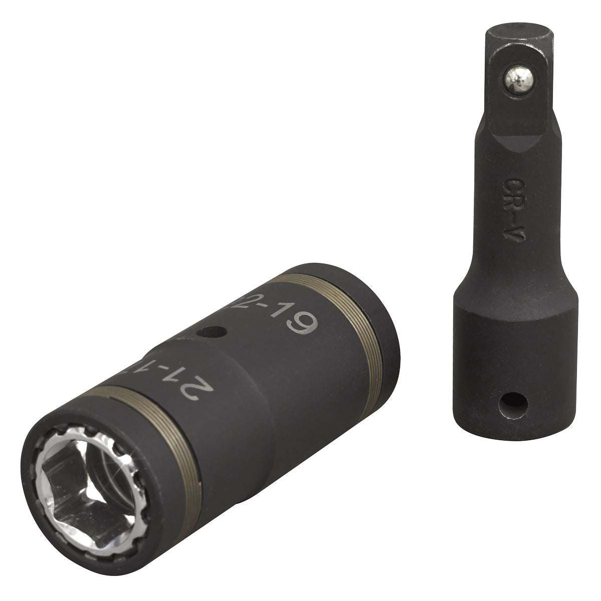 Sealey Metric 4-in-1 1/2"Sq Drive Impact Socket Set 2pc SX1821