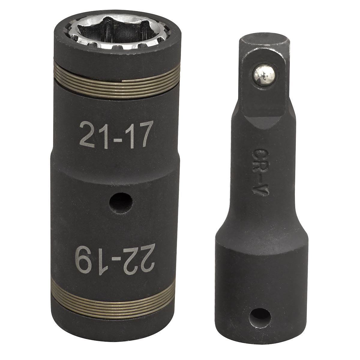 Sealey Metric 4-in-1 1/2"Sq Drive Impact Socket Set 2pc SX1821