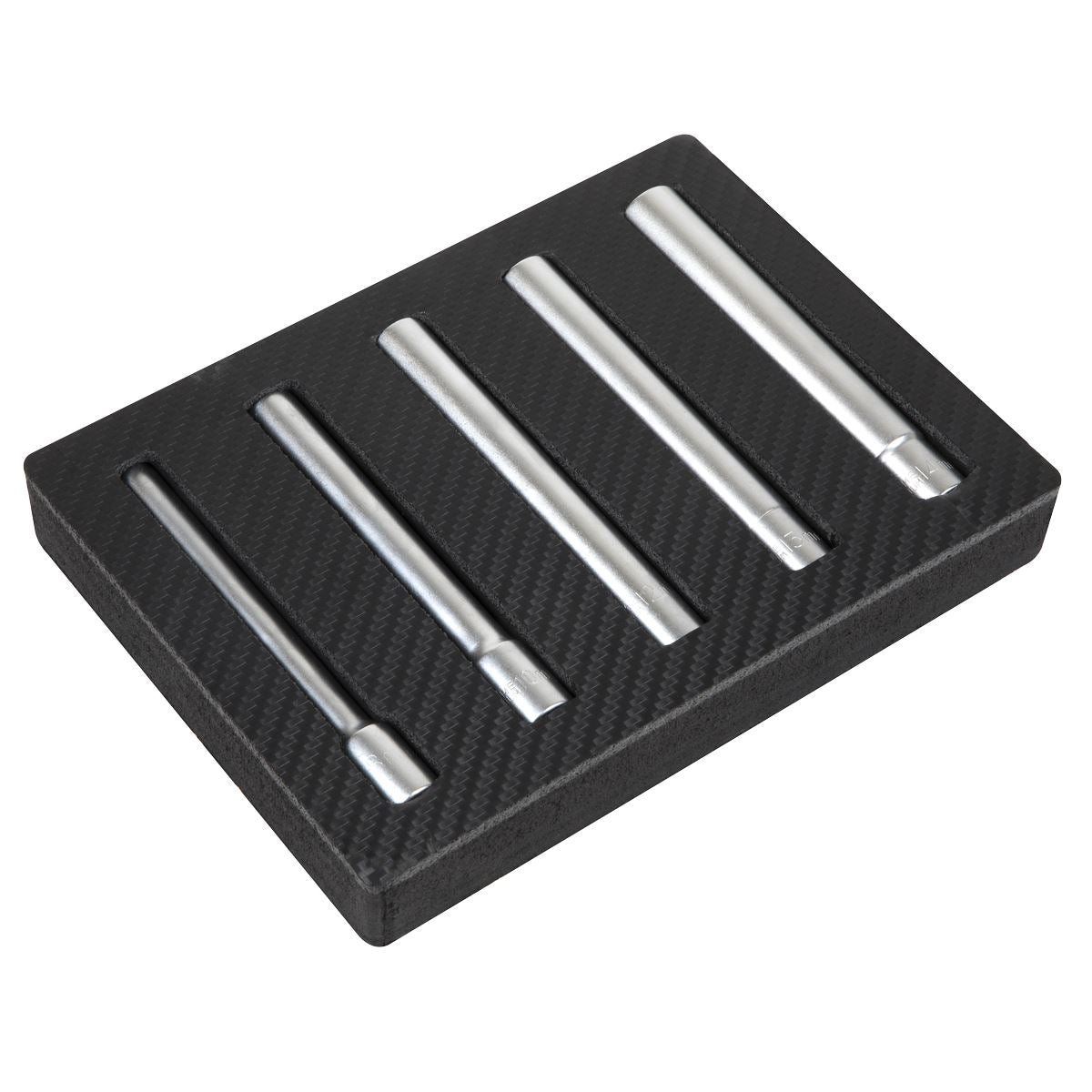 Sealey Extra Deep Metric Socket Set 5pc 8 10 12 13 14mm 3/8"Sq Drive SX814