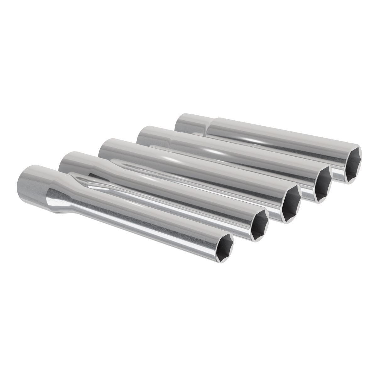 Sealey Extra Deep Metric Socket Set 5pc 8 10 12 13 14mm 3/8"Sq Drive SX814
