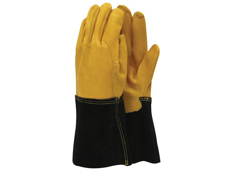 Town & Country TGL415 Men's Heavy-Duty Leather Palm Gauntlet - One Size T/CTGL415