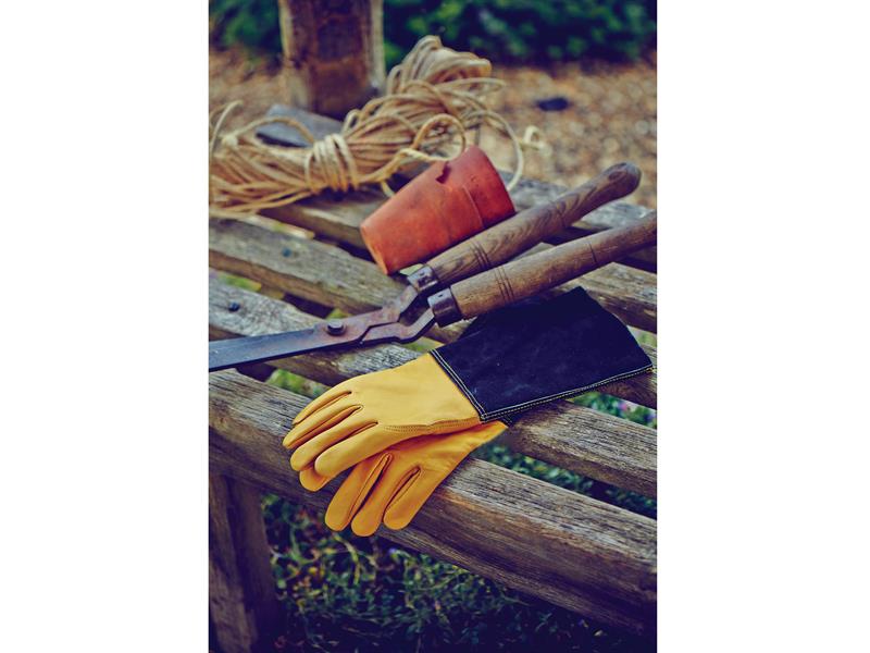 Town & Country TGL415 Men's Heavy-Duty Leather Palm Gauntlet - One Size T/CTGL415