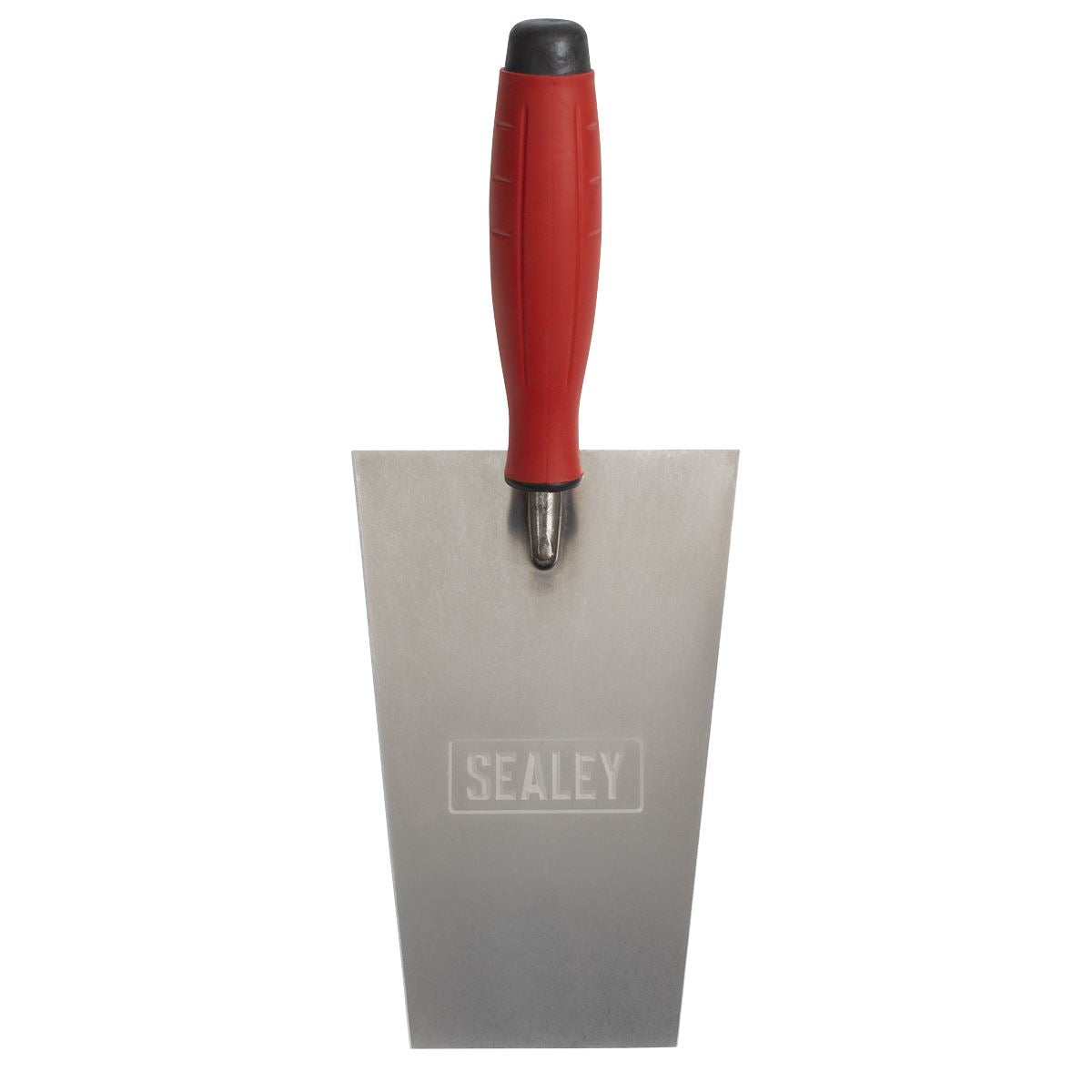 Sealey Stainless Steel Bucket Trowel Rubber Handle 180mm T1204