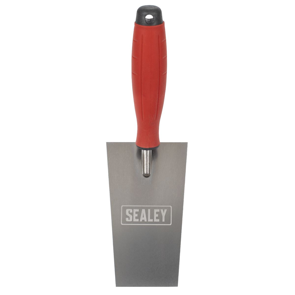 Sealey Stainless Steel Filler Trowel Rubber Handle 140mm T1208