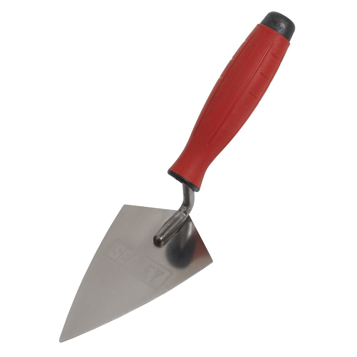 Sealey Stainless Steel Sharp Pointing Trowel Rubber Handle 140mm T1222