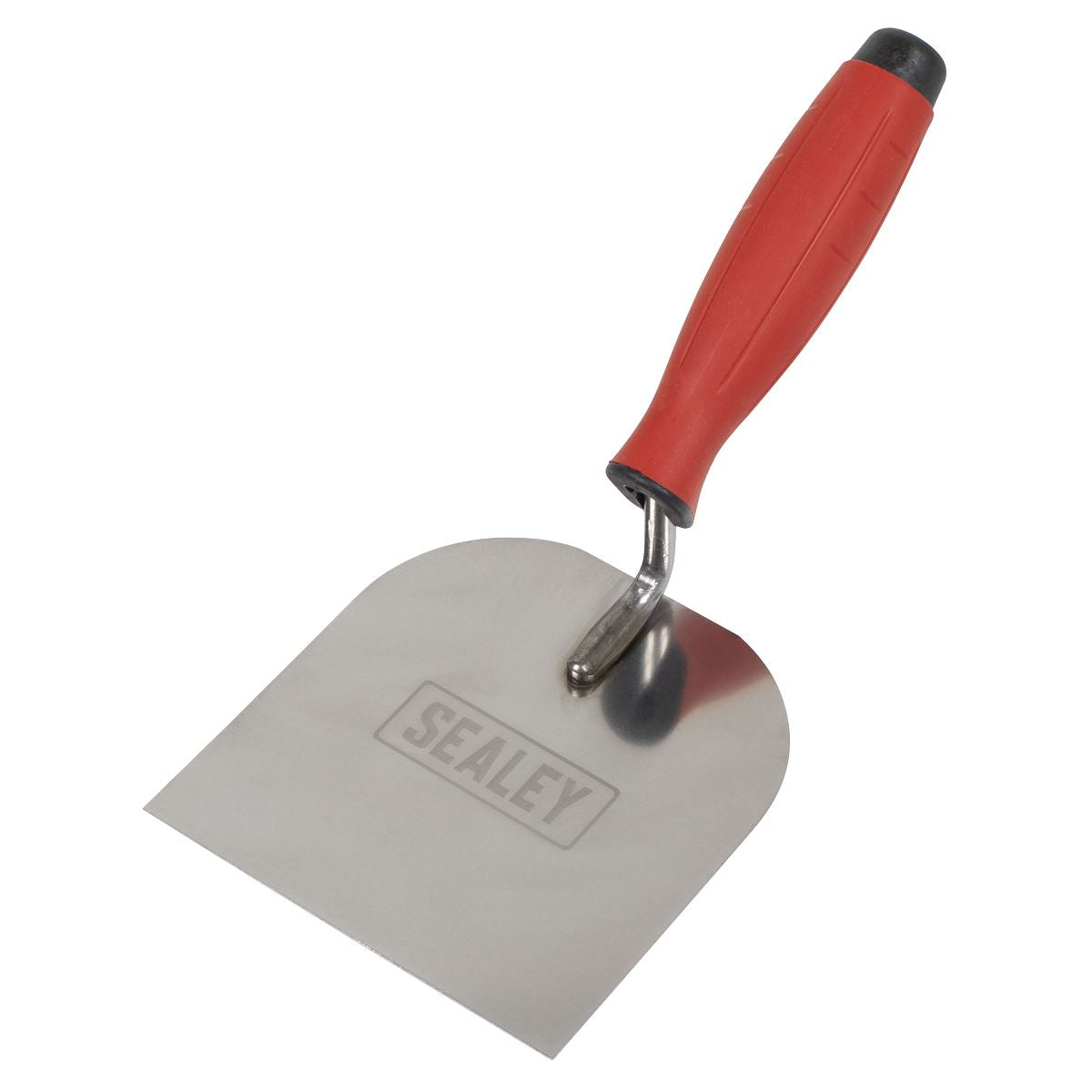Sealey Stainless Steel Margin Trowel Rubber Handle 120mm T1706