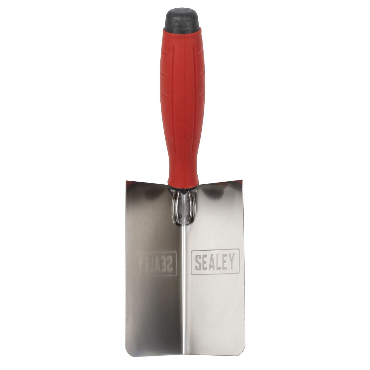 Sealey Stainless Steel Internal Corner Trowel Rubber Handle 120 x 60mm T1802
