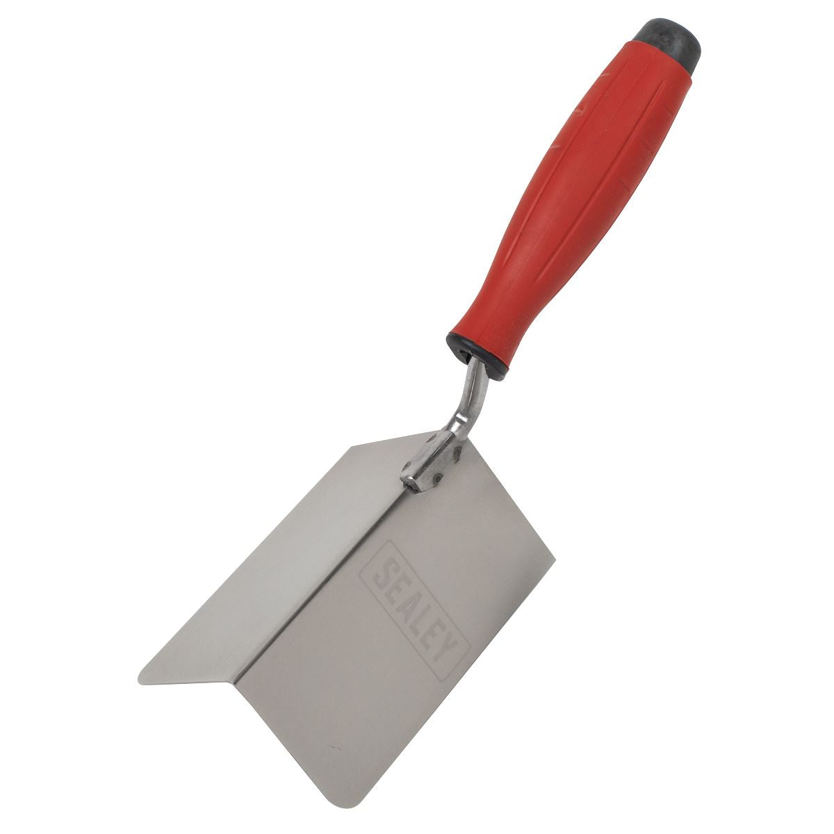 Sealey Stainless Steel External Corner Trowel Rubber Handle 120 x 60mm T1803