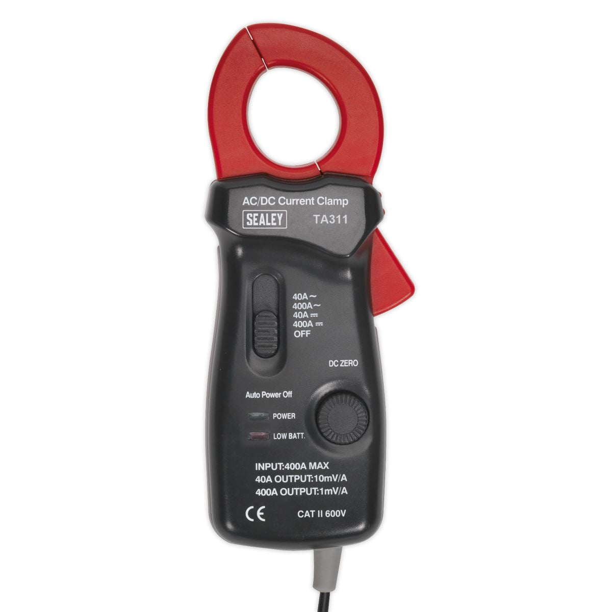 Sealey Current Clamp 40A/400A AC/DC - �28mm TA311