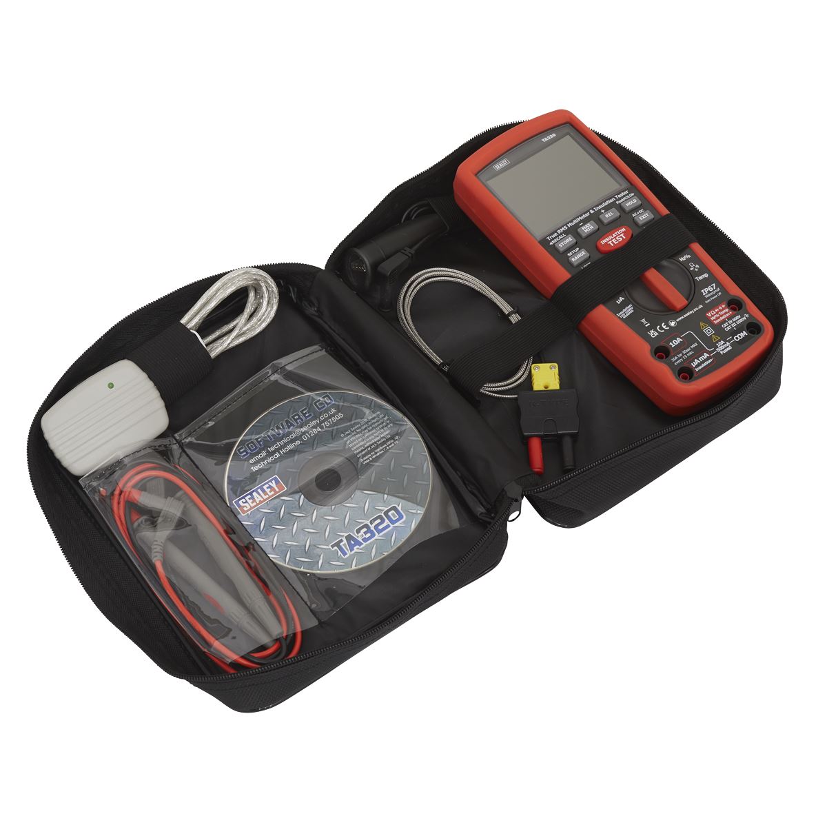 Sealey Digital Automotive Analyser/Insulation Tester - Hybrid/Electric Vehicles TA320