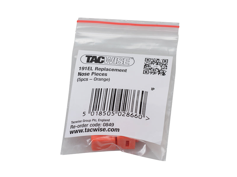 Tacwise 0849 Spare Nose Pieces for 191EL (Pack of 5) TAC0849