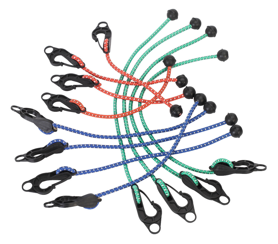 Sealey Assorted Tarpaulin Cord Set 12pc TARP12