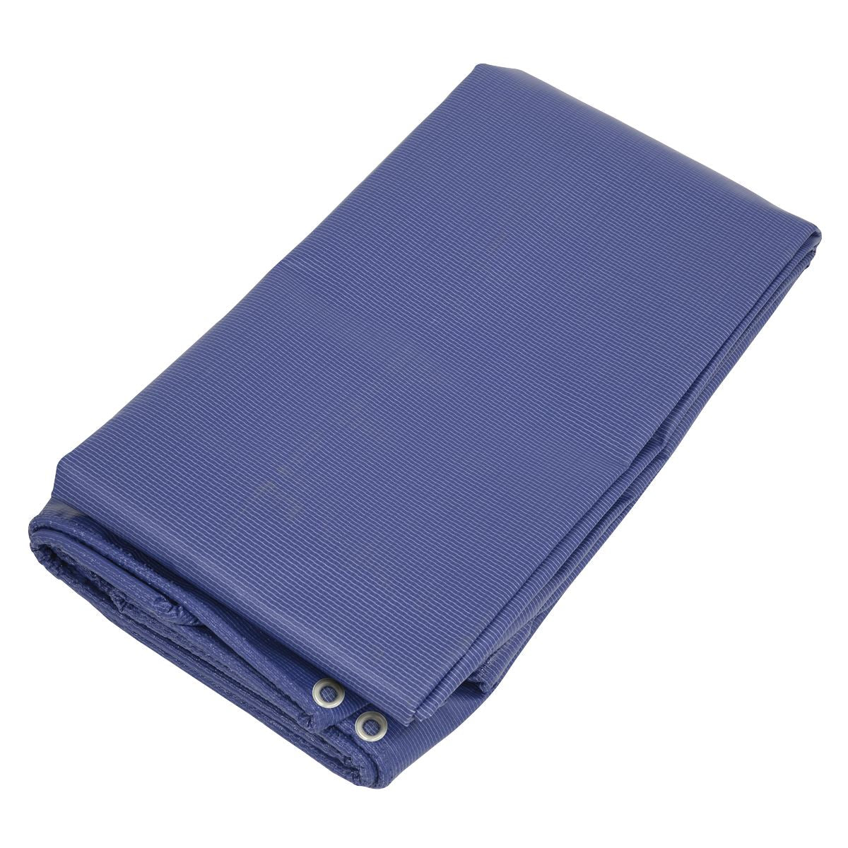 Sealey Heavy Duty PVC Tarpaulin 4.88 x 6.10m Blue Aluminium Grommets TARP4060