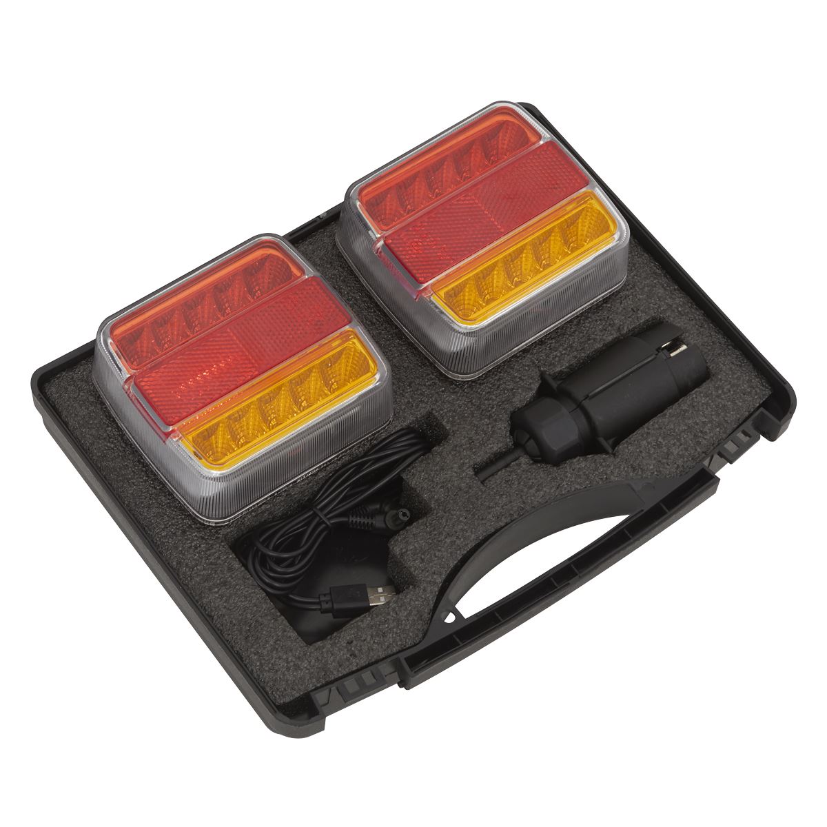 Sealey Wireless SMD LED Trailer Light Set 2pc TB18LEDW