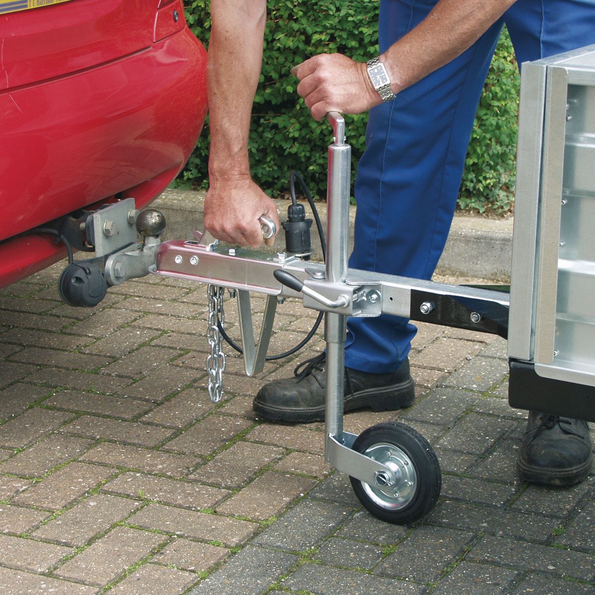 Sealey Jockey Wheel & Clamp �35mm - �150mm Solid Wheel TB371
