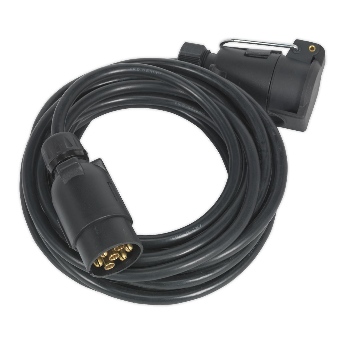 Sealey Trailer Caravan Electric Extension Lead 12V 7-Pin N-Type 6m TB57
