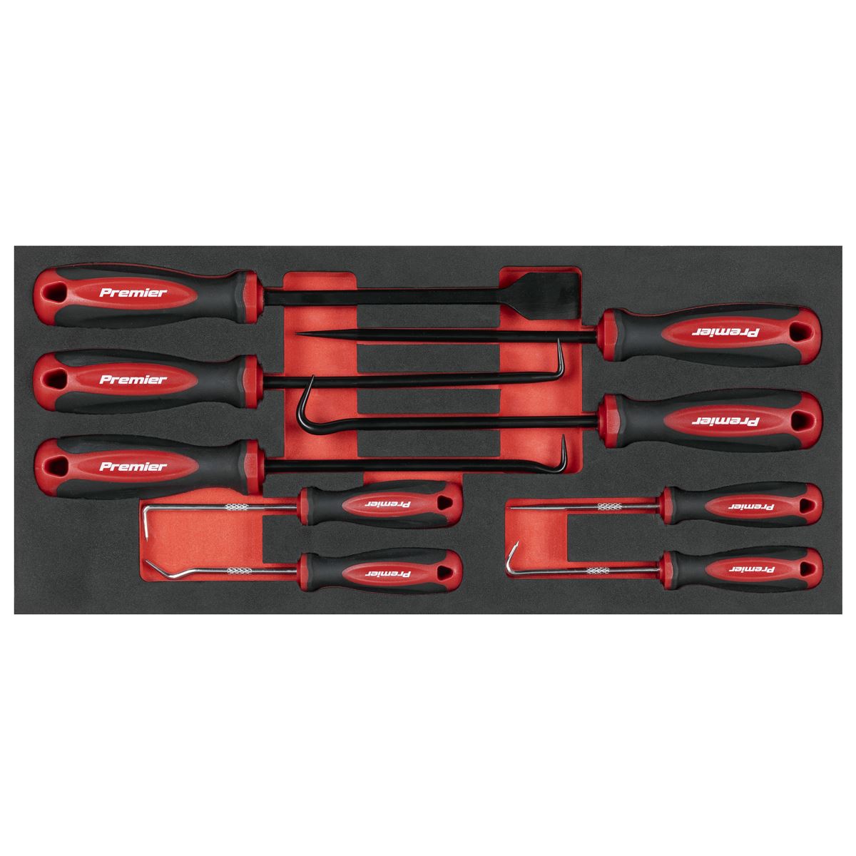 Sealey Scraper & Pick Hook Set with EVA Tool Tray 9pc TBT65