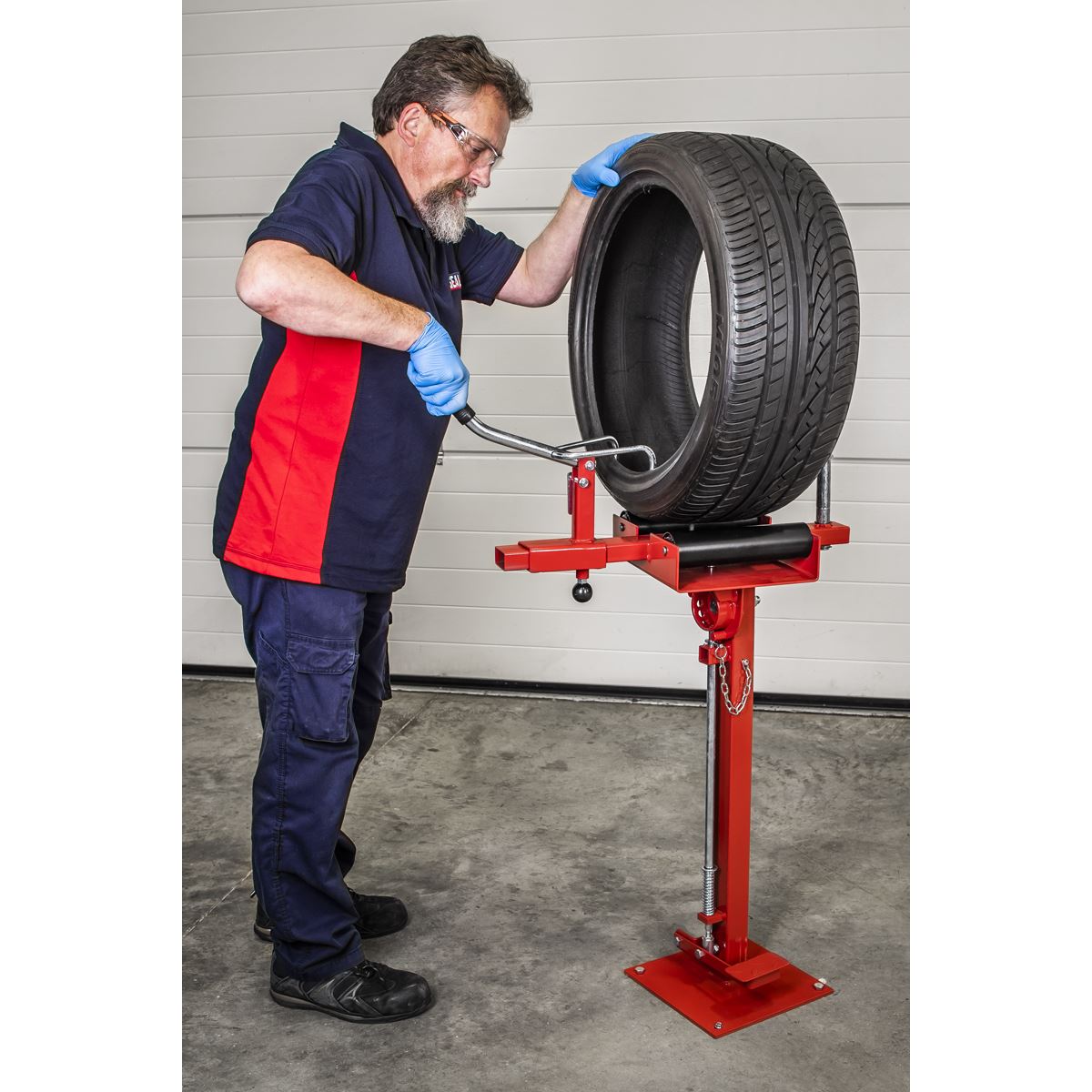 Sealey Tyre Spreader with Stand - Manual TC970