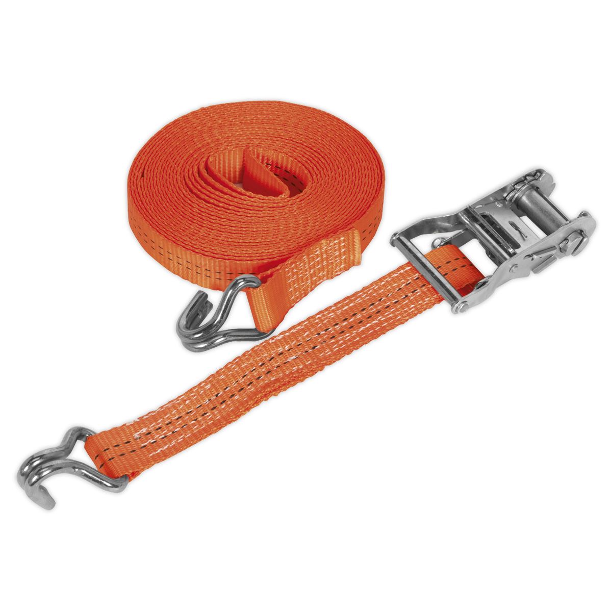 Sealey Ratchet Strap 35mm x 10m Polyester Webbing 2000kg Breaking Strength TD2010J