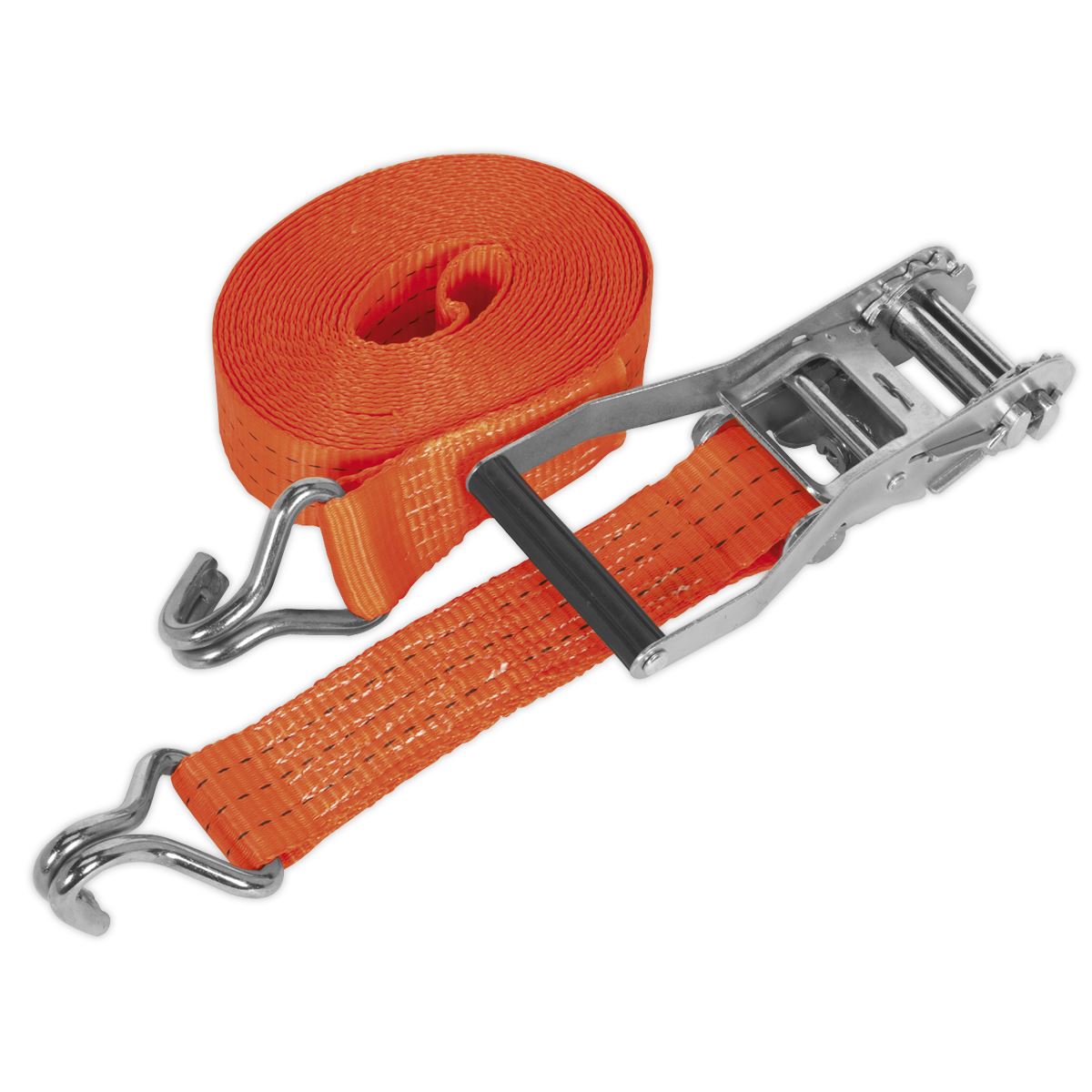 Sealey Ratchet Strap 50mm x 8m Polyester Webbing 3000kg Breaking Strength TD3008J