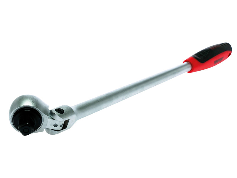 Teng 1/2"D Long Arm Flex Head Ratchet 60 Teeth Length 400mm TEN1200F